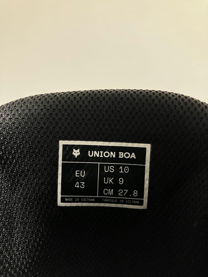 FOX UNION BOA MTB シューズ 28cm SPD ブラック