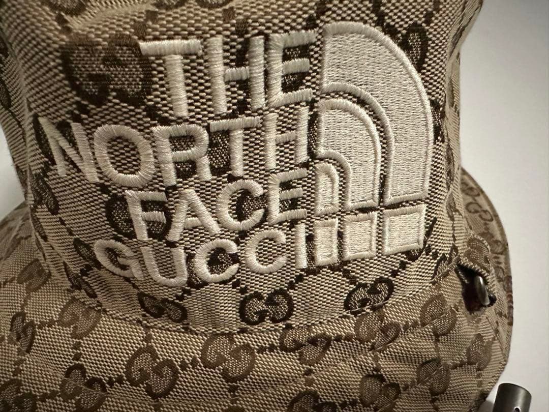 グッチxノースフェイス　GUCCI x NORTHFACE　GGキャンバスハット