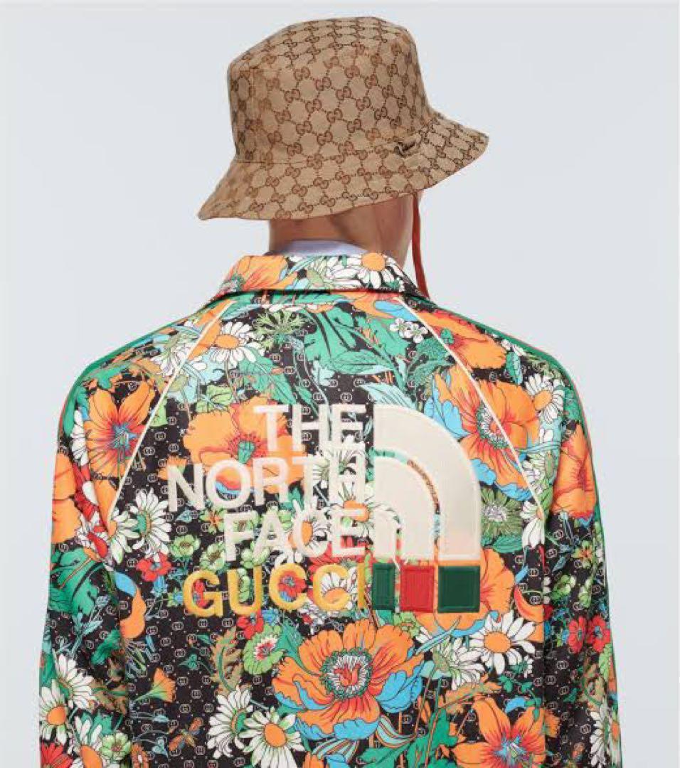 グッチxノースフェイス　GUCCI x NORTHFACE　GGキャンバスハット