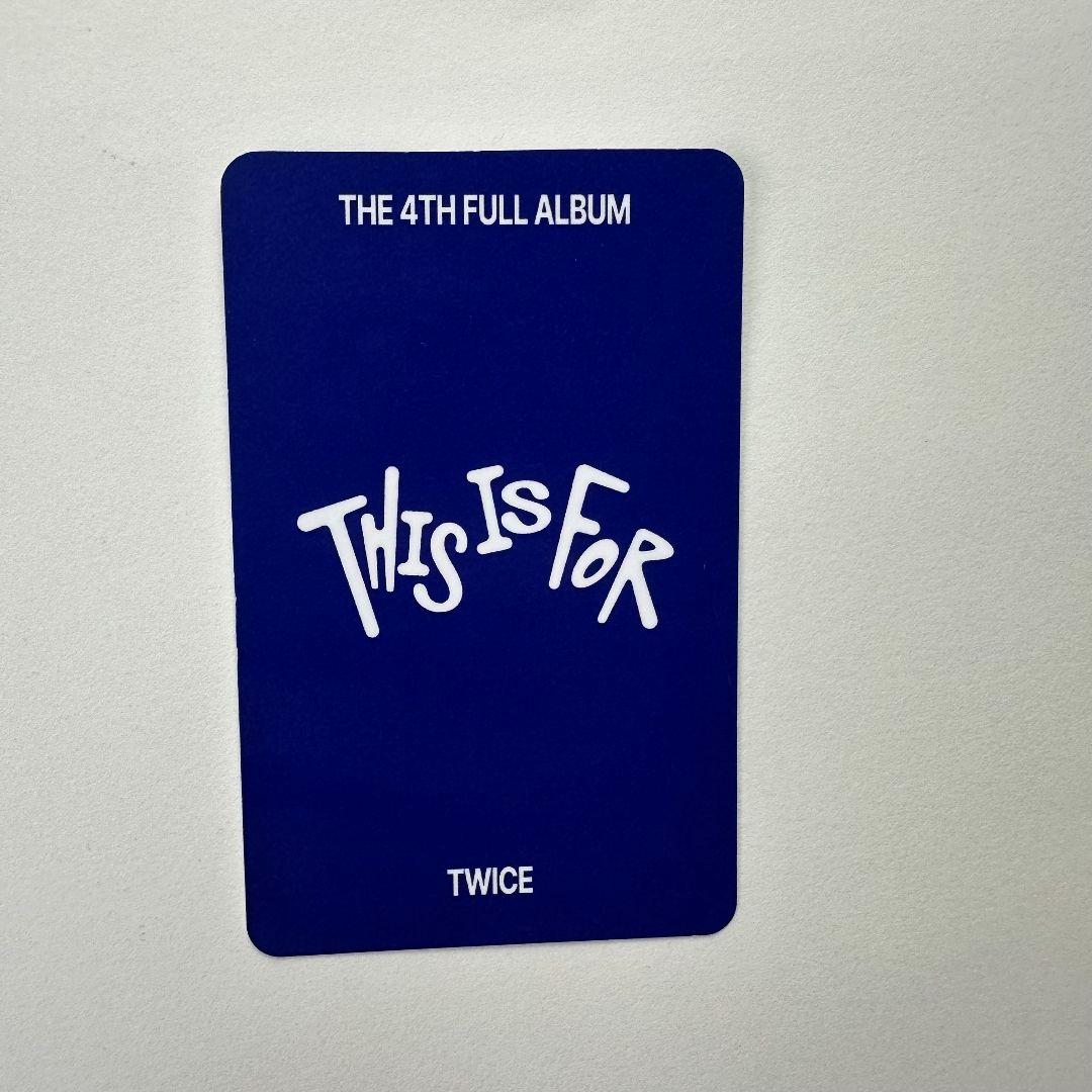 TWICE THIS IS FOR 限定 サノク ダヒョン トレカ