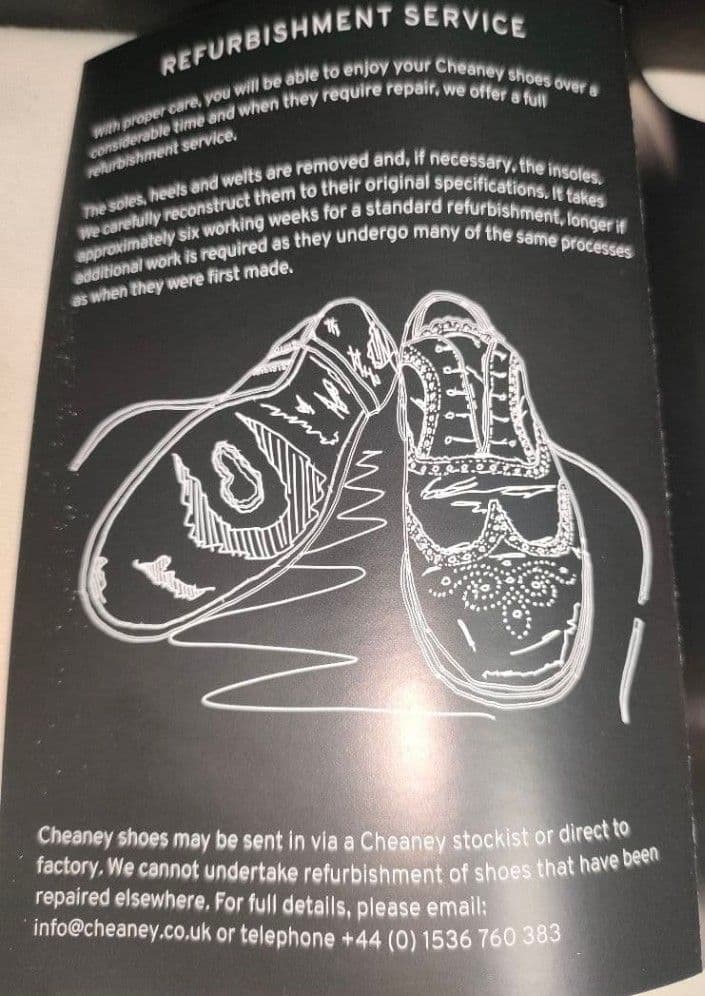 CHEANEY CAIRNGORM H クロムエクセル UK8 F 27cm