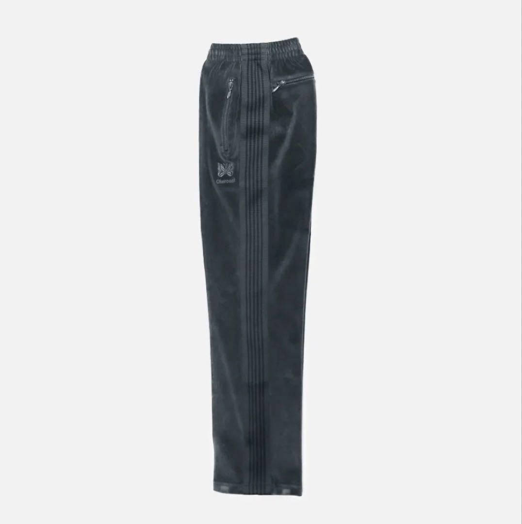 Needles Charcoal別注 ベロア ナロー　トラックパンツ