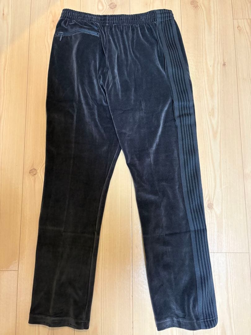 Needles Charcoal別注 ベロア ナロー　トラックパンツ