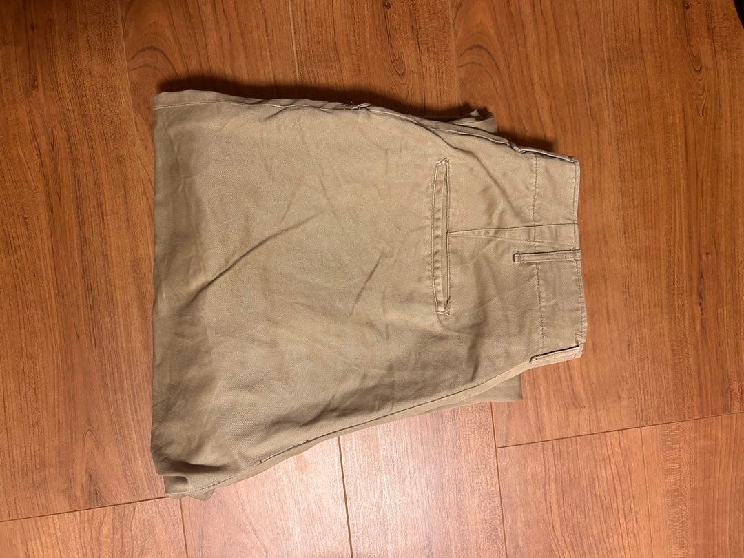 50s USA製US ARMY M-45 ベージュチノパン32×31ボタンフライ