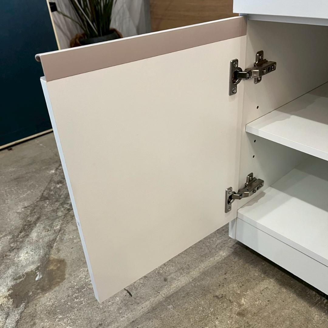 ニトリ キッチンボード フォルムN RE9090GWH レンジ台 食器棚