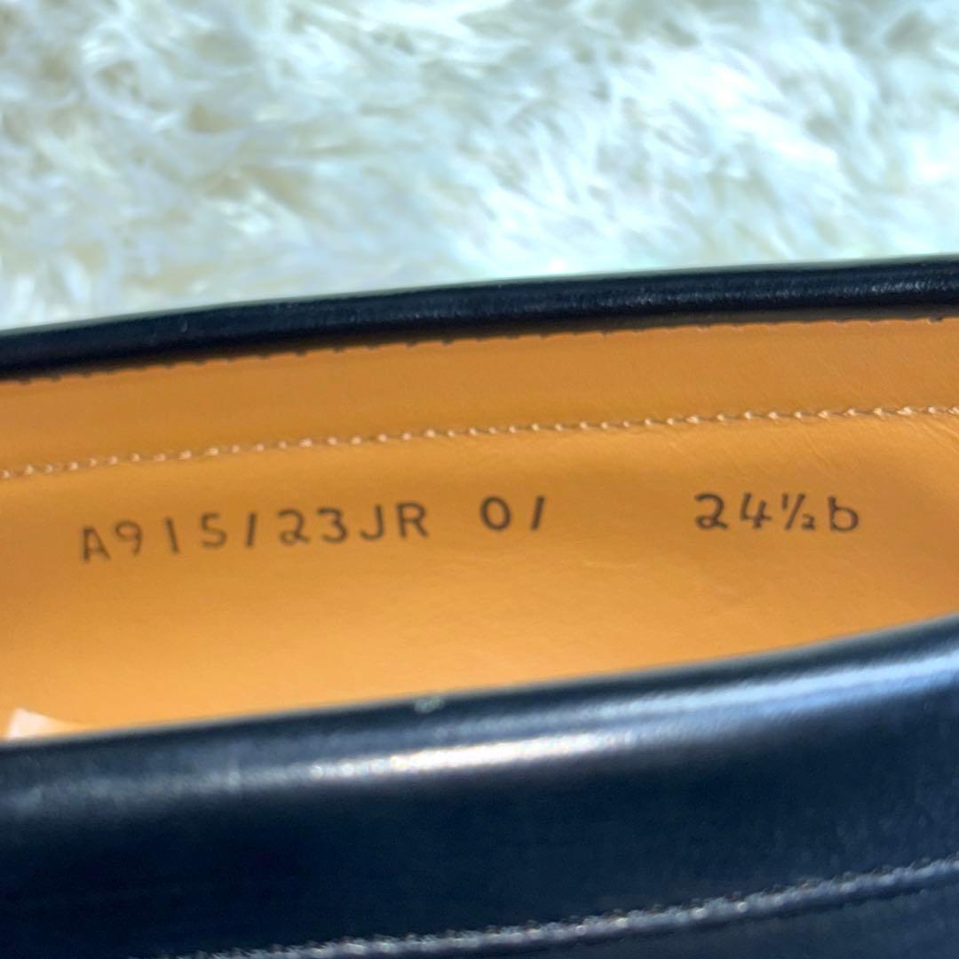 リーガル　黒 ローファー レザーソール 24.5