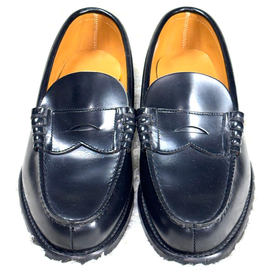 リーガル　黒 ローファー レザーソール 24.5