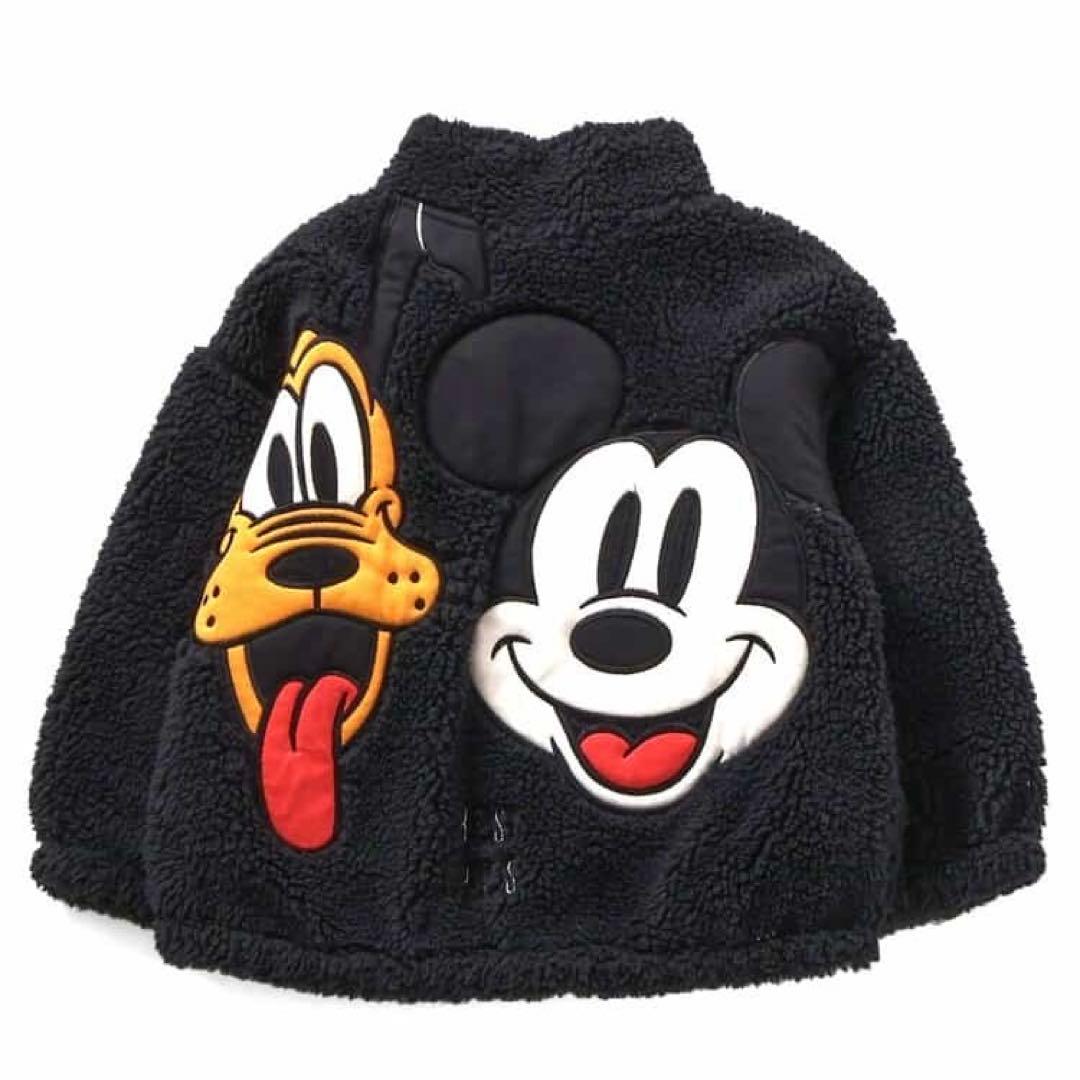 タグ付き新品未使用☻* ミッキー リバーシブルクレイジージャケット 黒 150