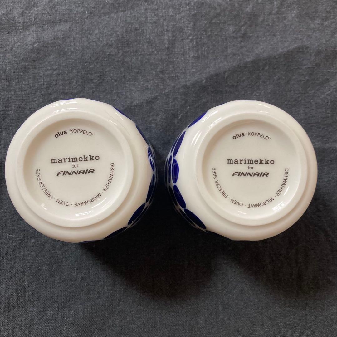 新品未使用 マリメッコ KOPPELO フィンエアー ラテマグ 2個セット
