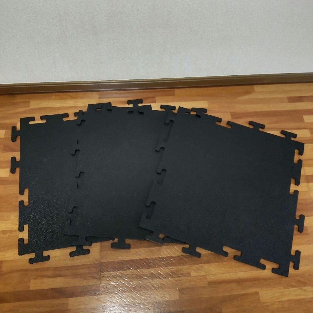 IVANKO(イヴァンコ) ブラックラバーフロアマット 3枚