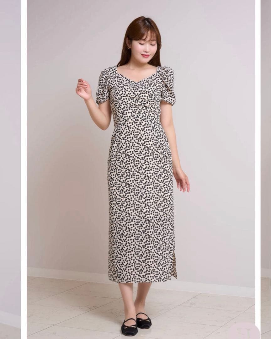 ワンピース Cherry Pattern Cache-Coeur One-Piece XS