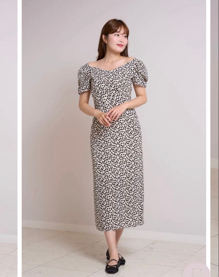 ワンピース Cherry Pattern Cache-Coeur One-Piece XS