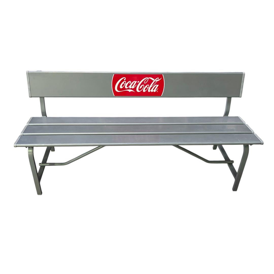 コカコーラ 背もたれ付きベンチ