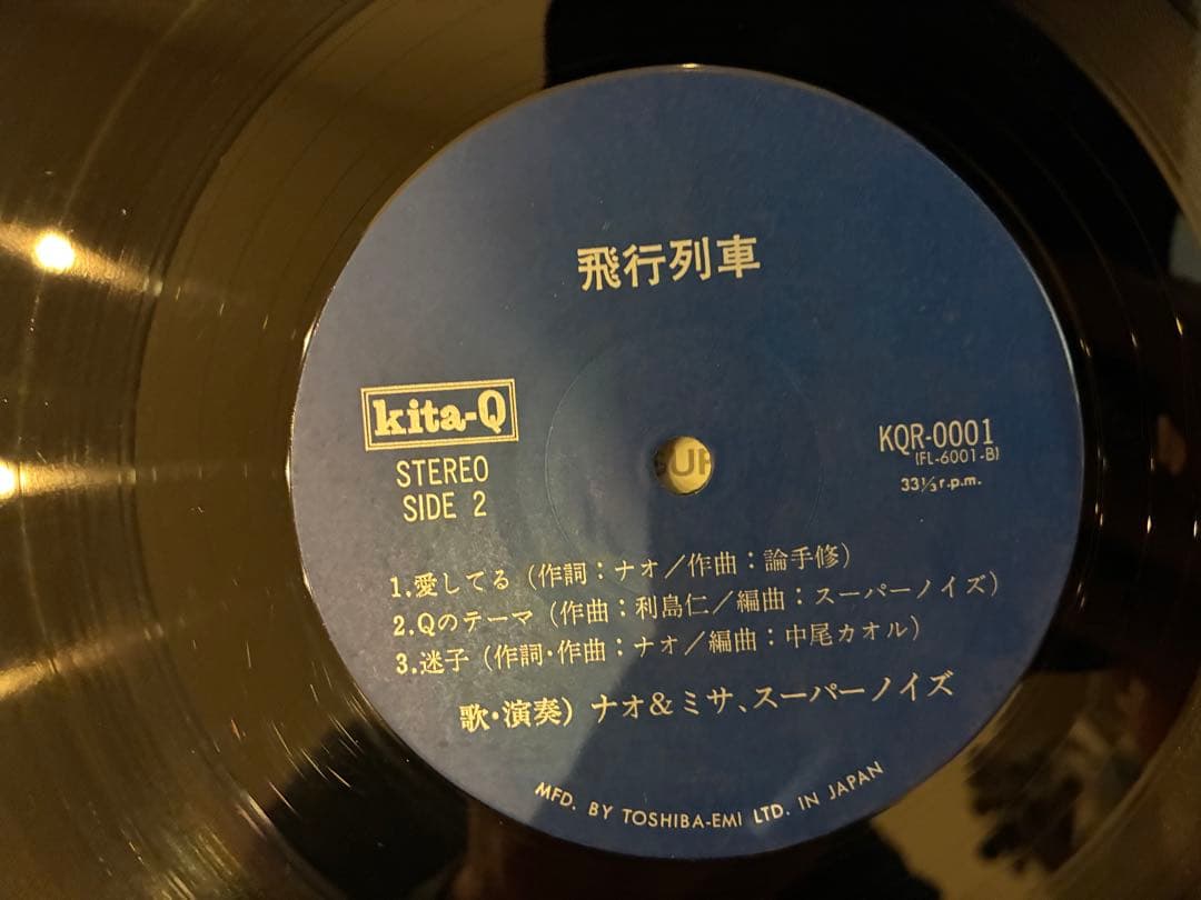 ナオ&ミサ / 飛行列車　LPレコード