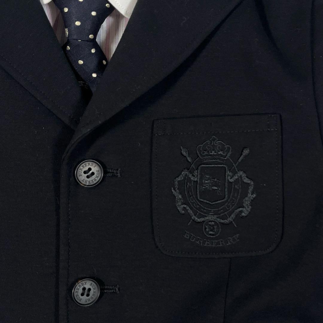 バーバリー フォーマルスーツ 120 卒園式 入学式 ブラック セレモニー 黒