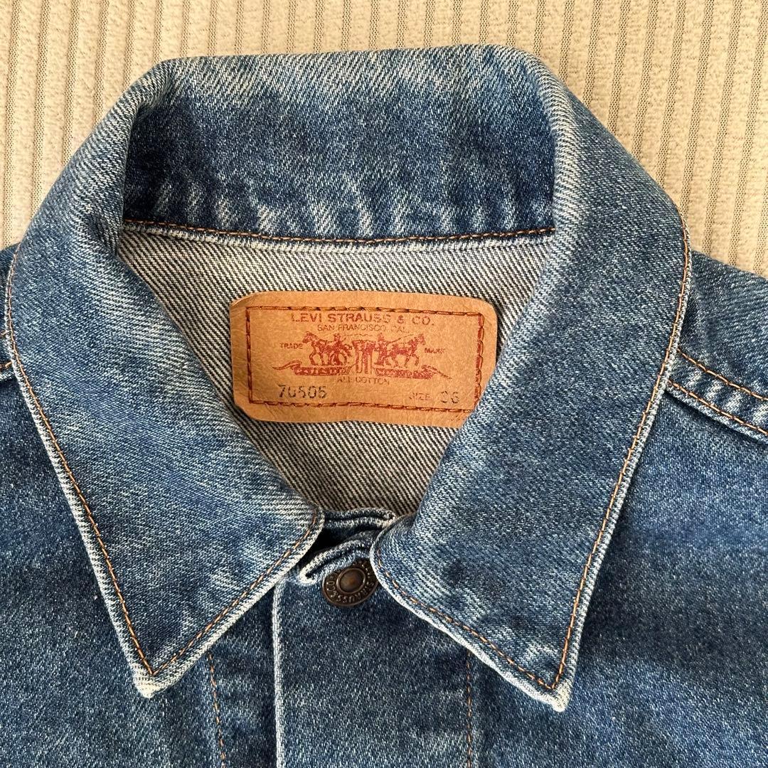 リーバイス 70505 デニムジャケット Gジャン 36 色落ち 雰囲気抜群