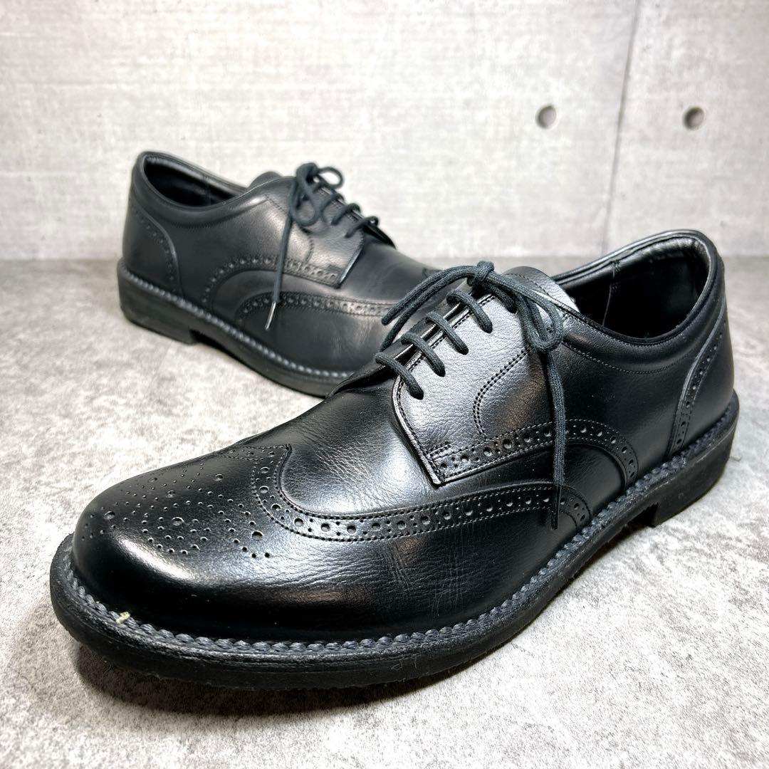 ほぼ新品【REGAL】ドレスシューズ/ウイングチップ/革靴/メダリオン/ビジネス