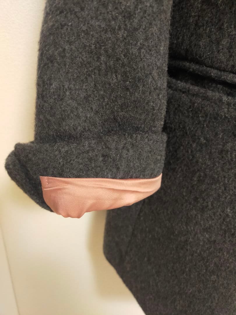 Arpege story ダブルボタンジャコット チャコールグレー