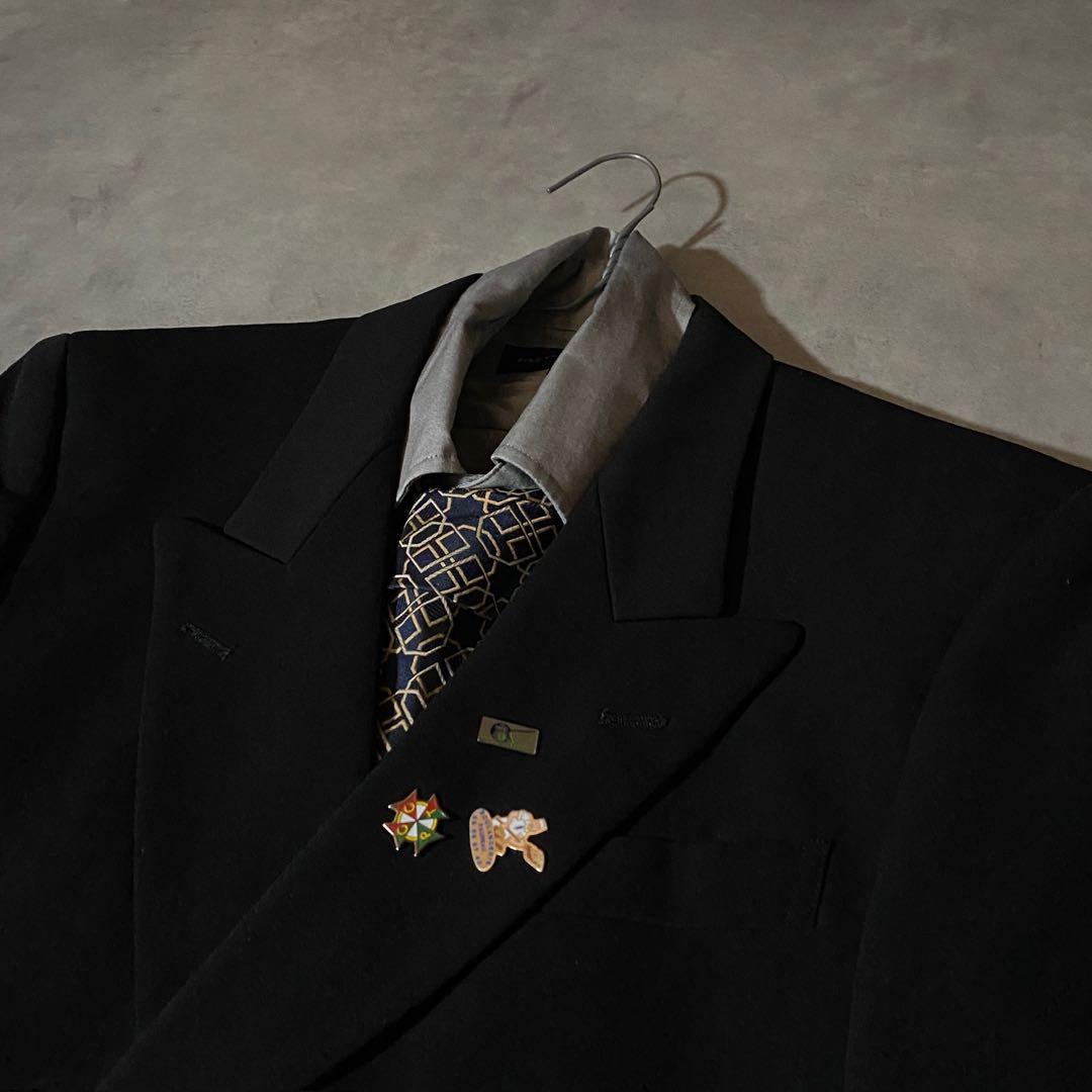 90s vintage レトロセットアップ スーツ ピンズ No.172成人式