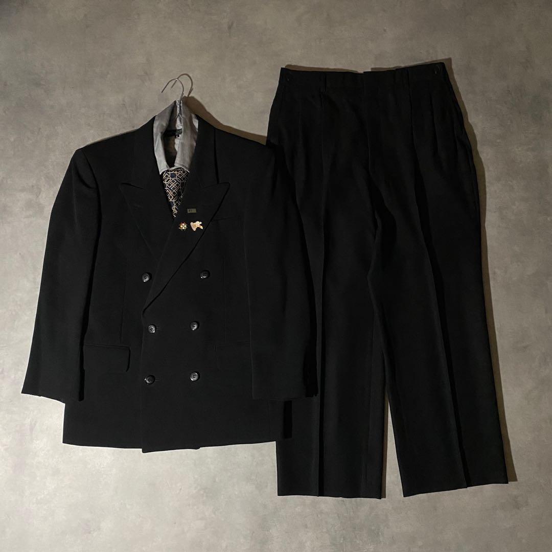 90s vintage レトロセットアップ スーツ ピンズ No.172成人式