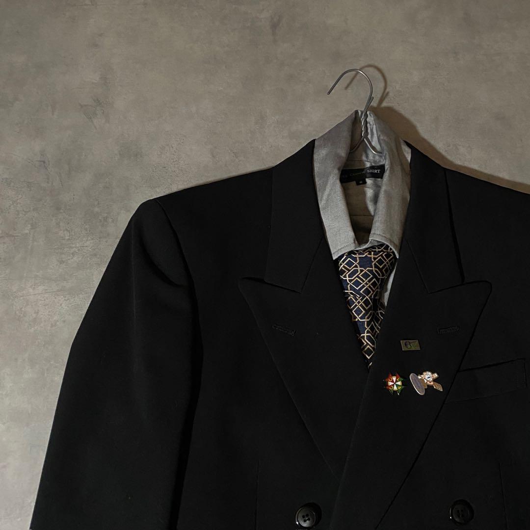 90s vintage レトロセットアップ スーツ ピンズ No.172成人式
