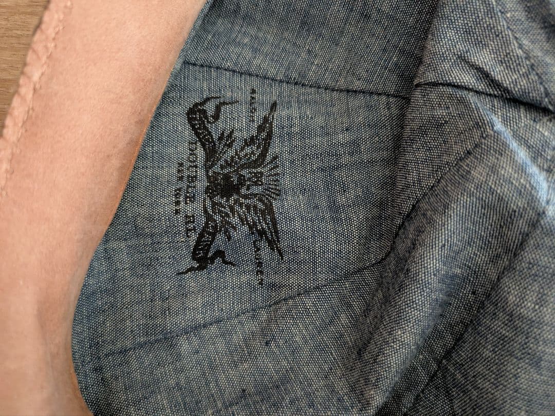 RRL ダークブルー コットン キャスケット