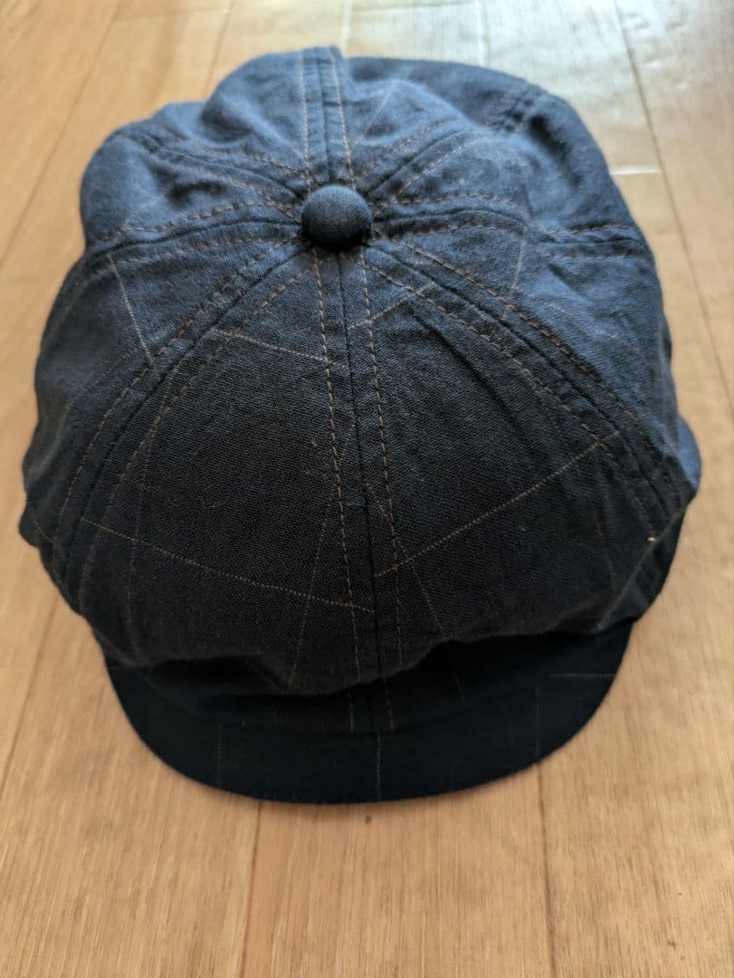 RRL ダークブルー コットン キャスケット