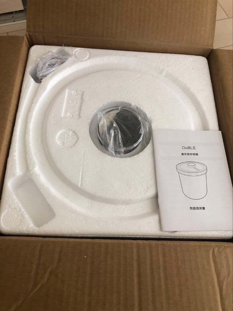 ✨新品未使用✨OoBLE mini 真空保存容器　6.5L　米びつ　オーブルミニ
