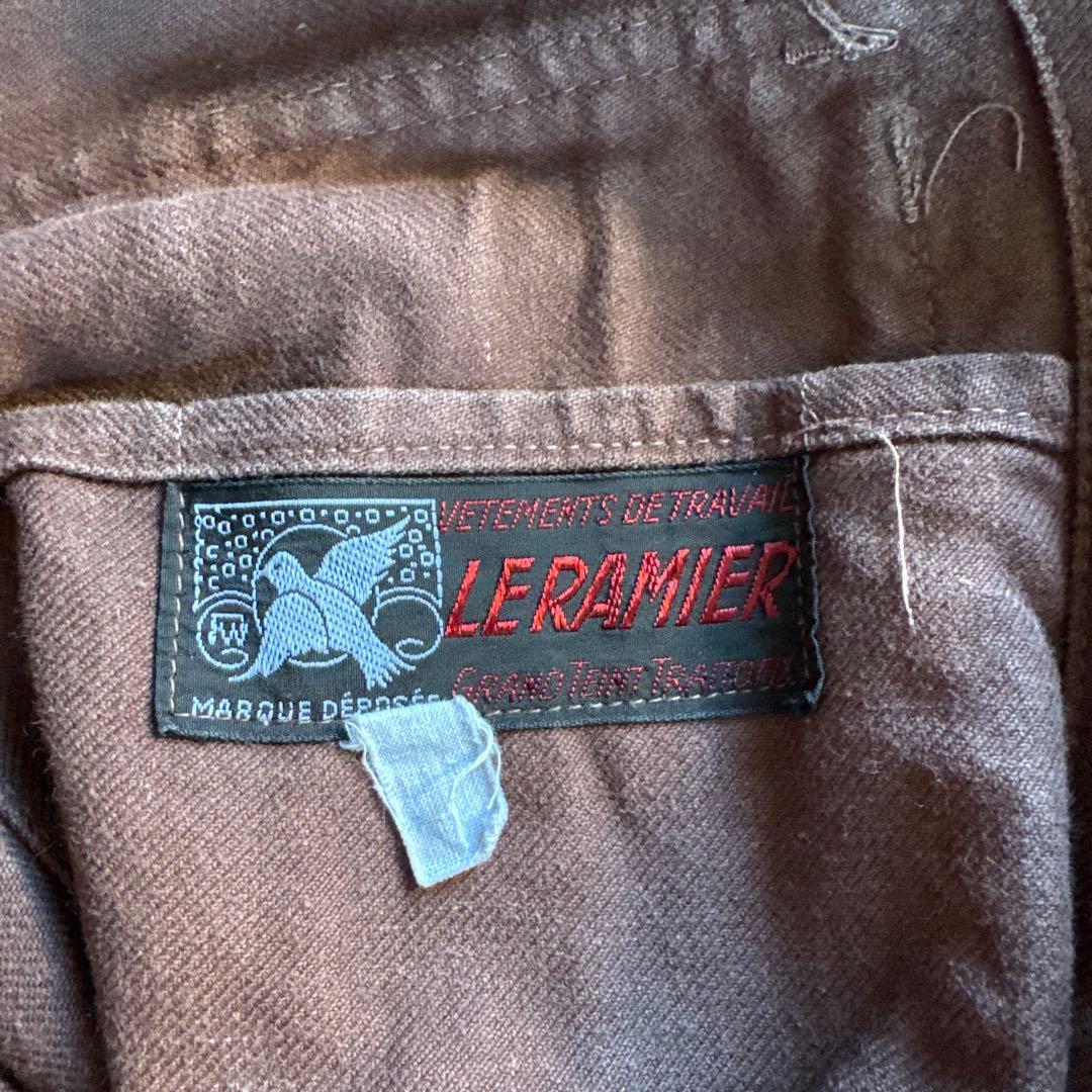 ジャケット・アウター 1950s French Brown Twill Work Jacket
