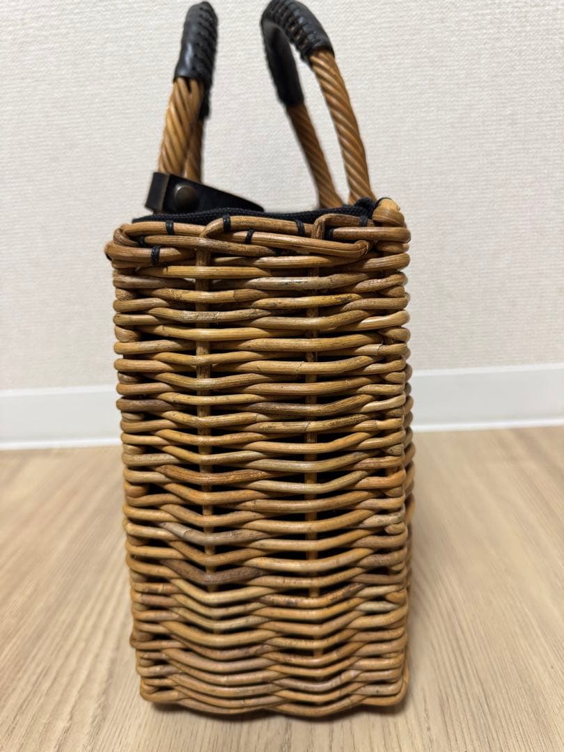 美品⭐︎エバゴス eb.a.gos かごバッグ ブライドルレザー