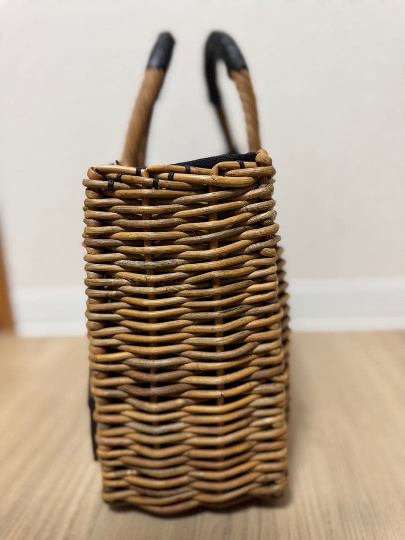 美品⭐︎エバゴス eb.a.gos かごバッグ ブライドルレザー