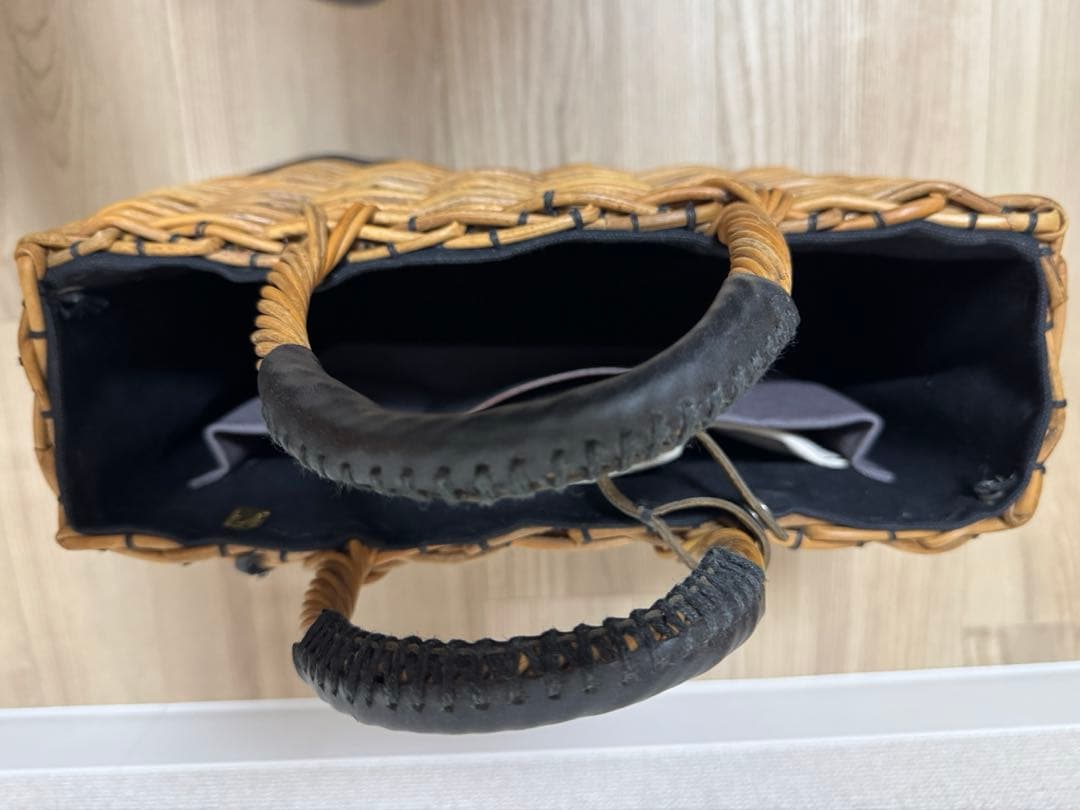 美品⭐︎エバゴス eb.a.gos かごバッグ ブライドルレザー