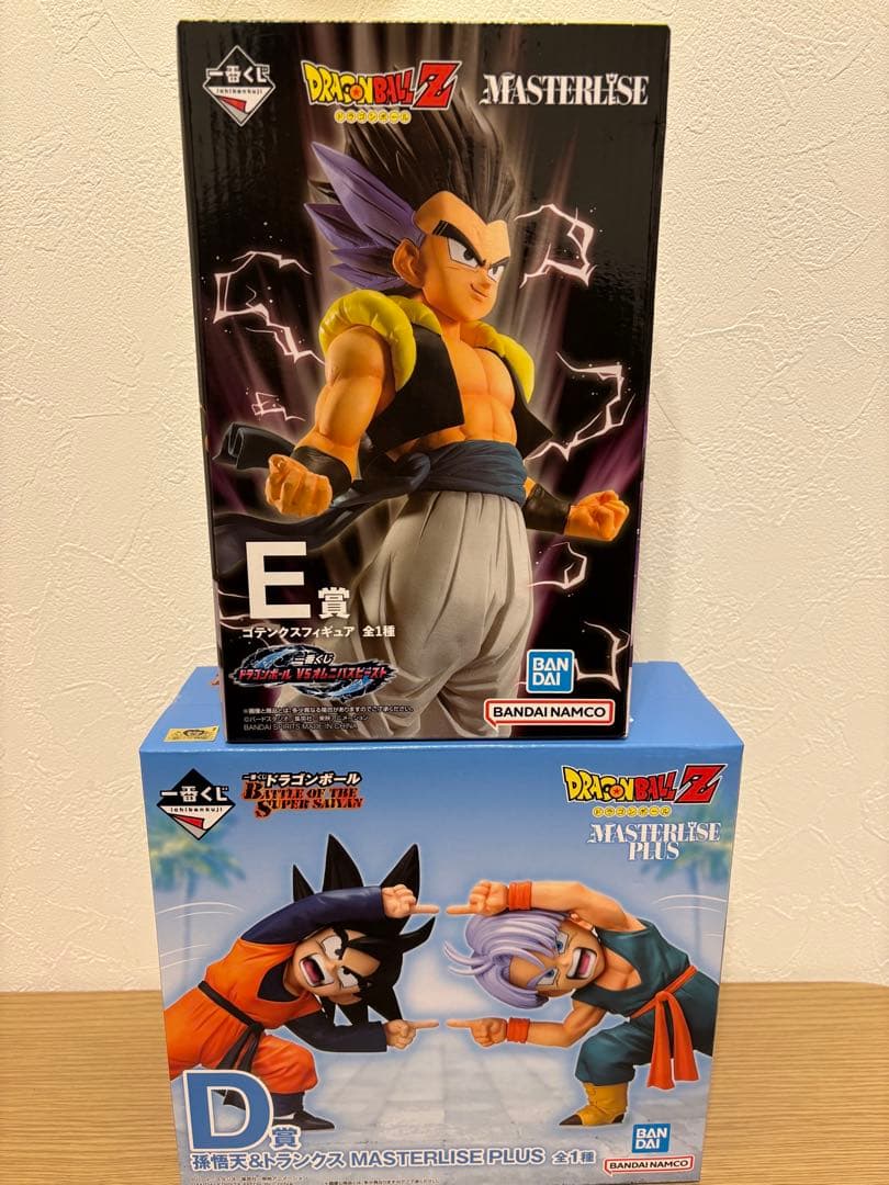 ドラゴンボール　一番くじ　D賞　孫悟天&トランクス　E賞　ゴテンクス