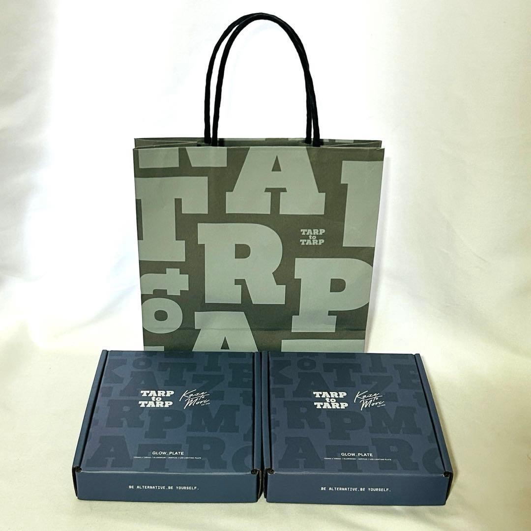KAZETOMORI X TARPtoTARP GLOW PLATE 2点セット