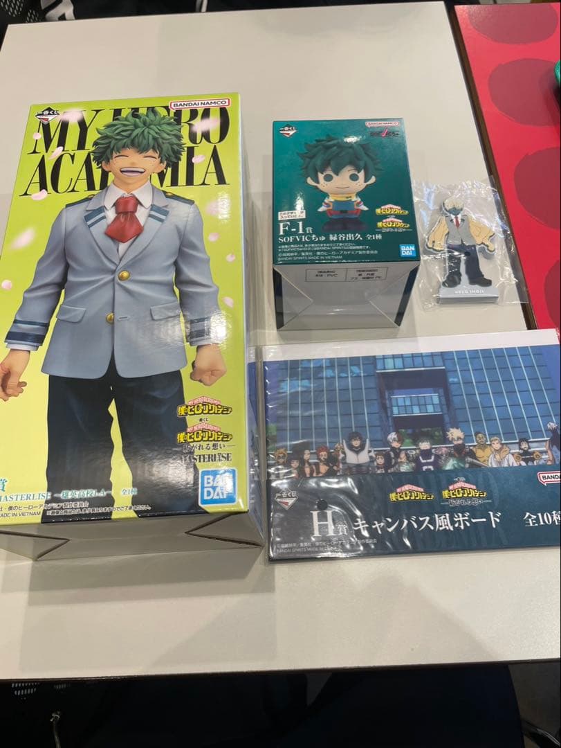 僕のヒーローアカデミア 一番くじ 緑谷出久　フィギュア＋おまけ付き