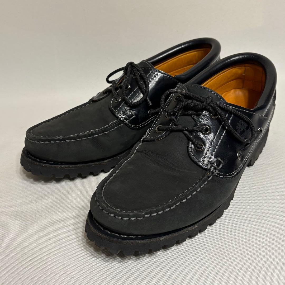 Timberland 3eye デッキシューズ ブラック27cm