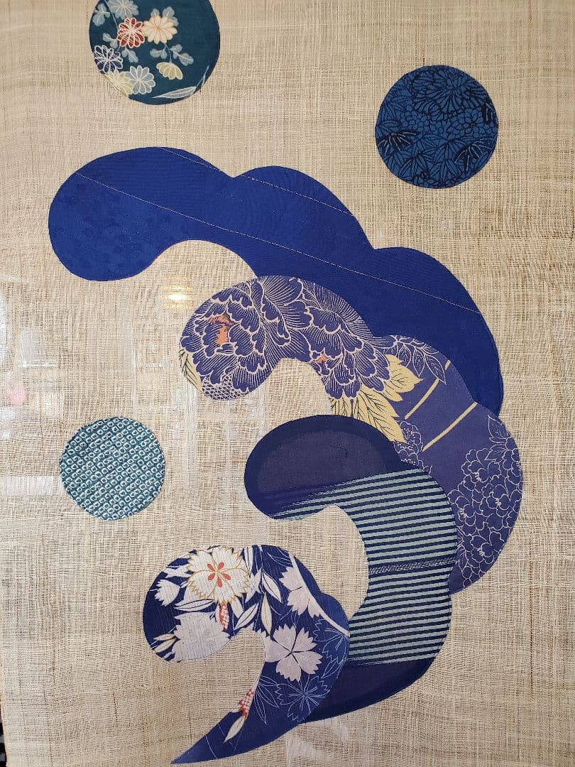 スイカ　波兎暖簾&瓢箪暖簾