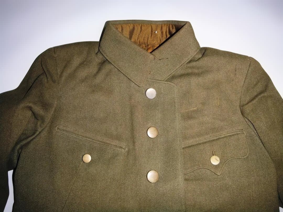 た*こ様 旧日本陸軍「将校用　九八式軍衣袴　制服上下」中古品