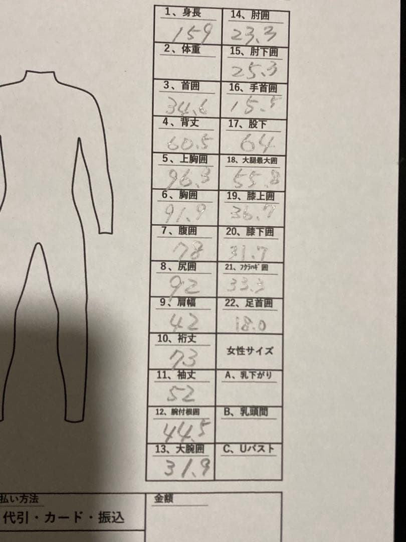 黒 ネオプレン ウェットスーツ　ネックイン