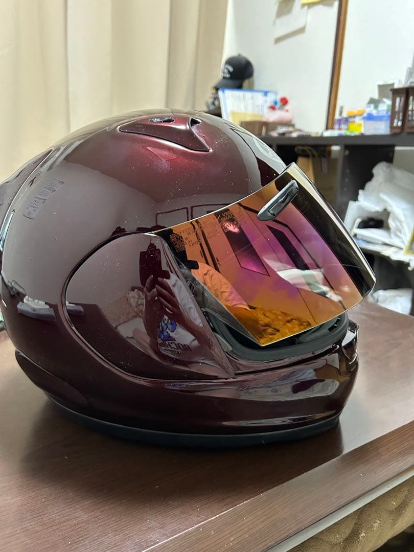 Arai フルフェイスヘルメット ワインレッド