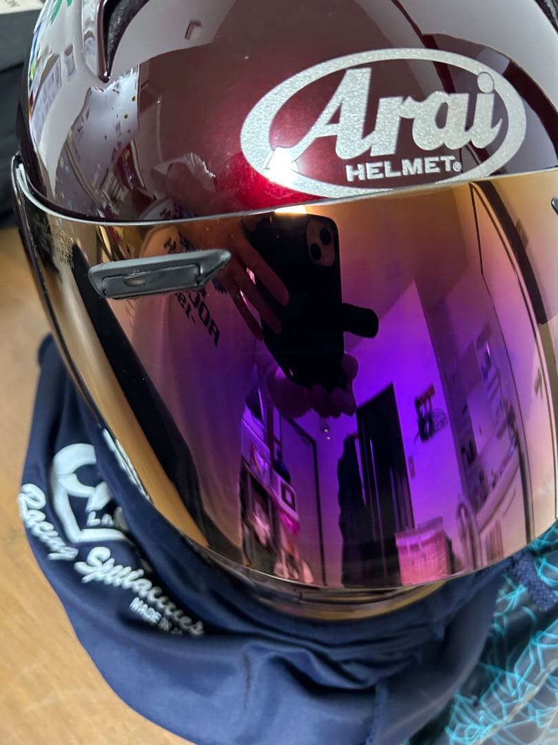 Arai フルフェイスヘルメット ワインレッド