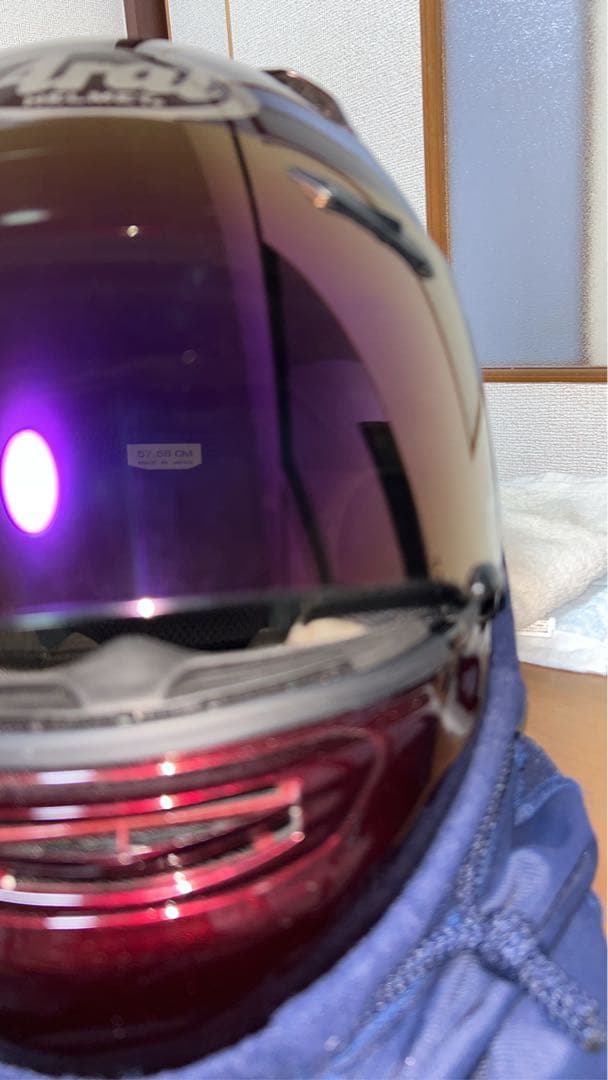 Arai フルフェイスヘルメット ワインレッド