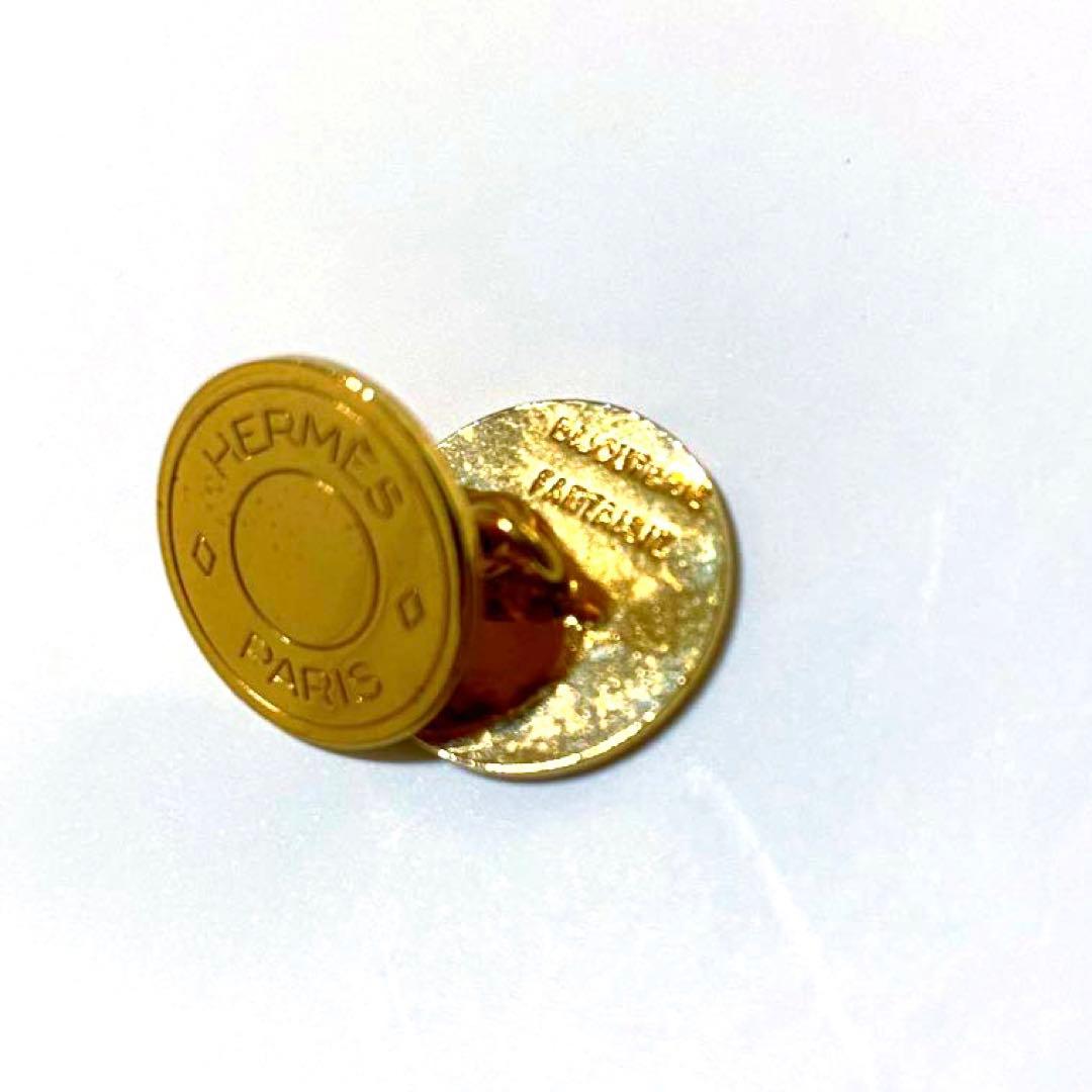 美品 ゴールド エルメス セリエ カフス カフリンクス 光沢感 定番 高級感