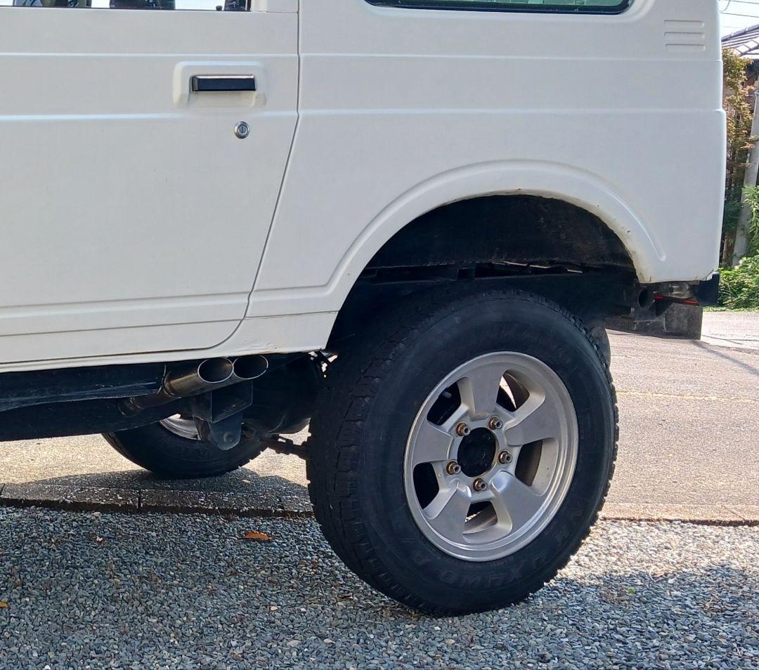 yoshi  ジムニー JA11 サイド出しマフラー　ステンレス