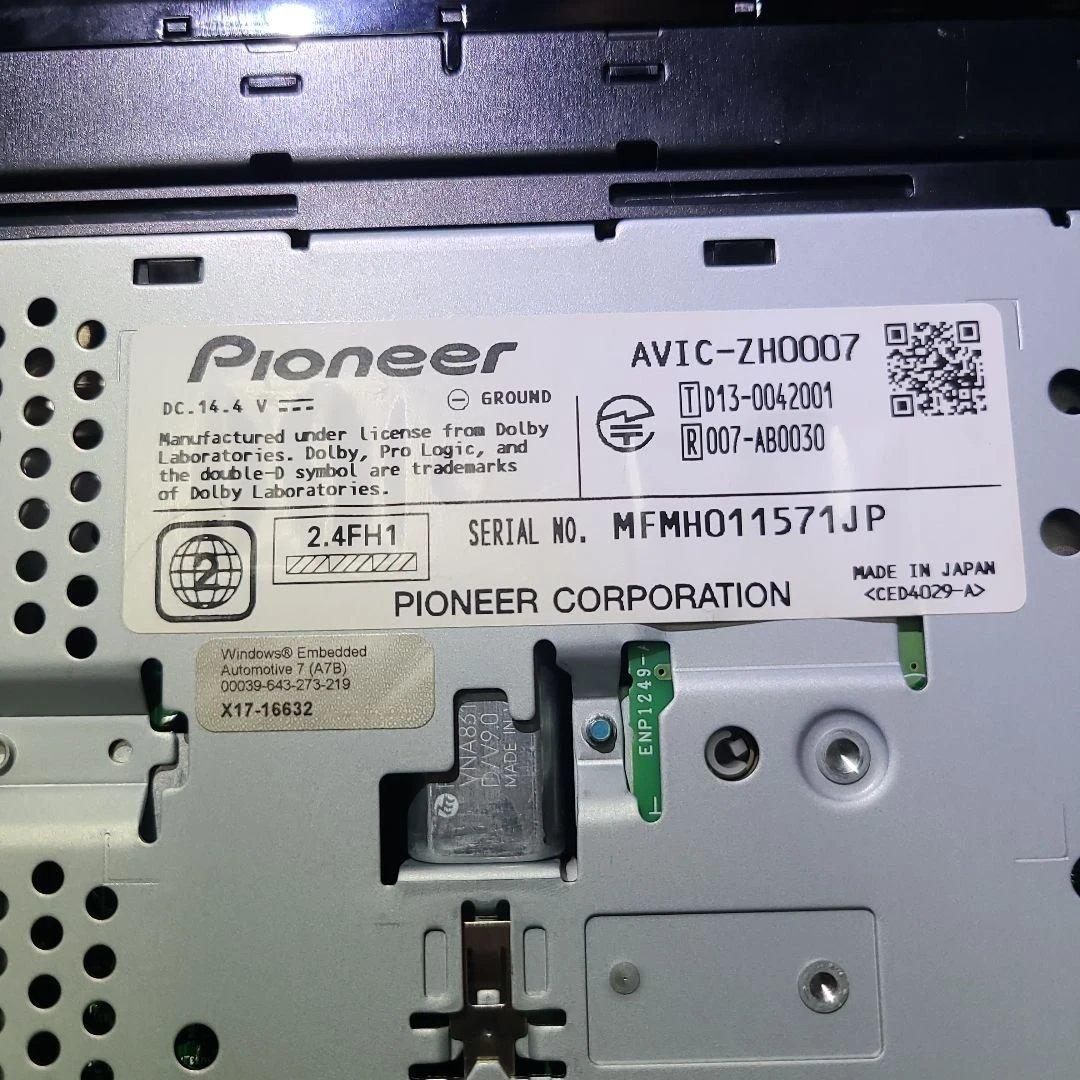 carrozzeriaPioneerAVIC-ZH0007 カーナビゲーション