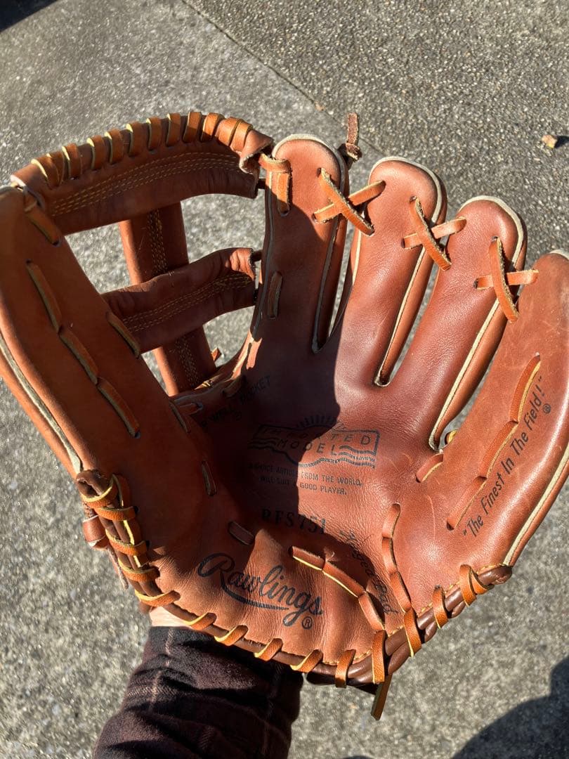 本革、未使用に近いRawlings 軟式グローブ U-Cated Heel