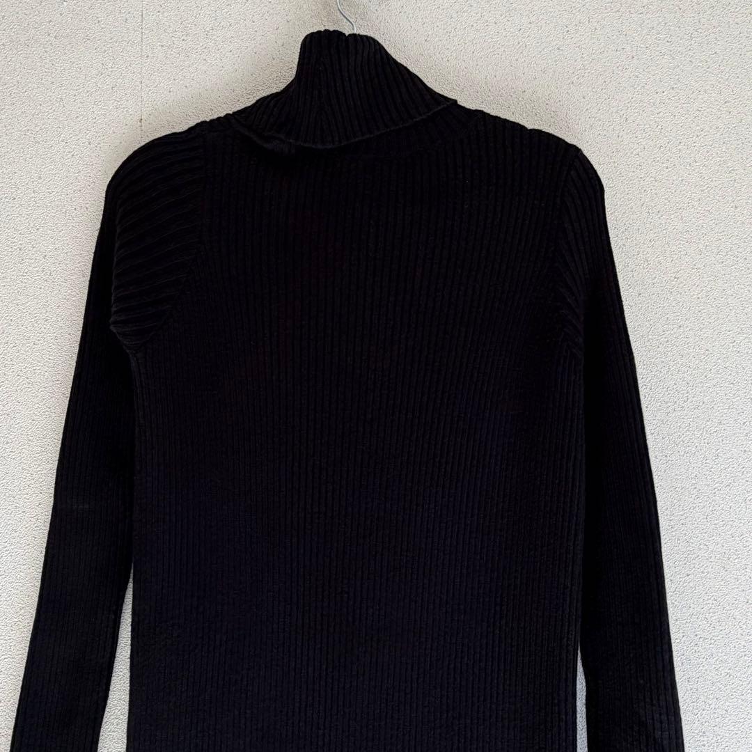 Glam Lips デコルテ CUTOUT ニット ワンピース　ブラック