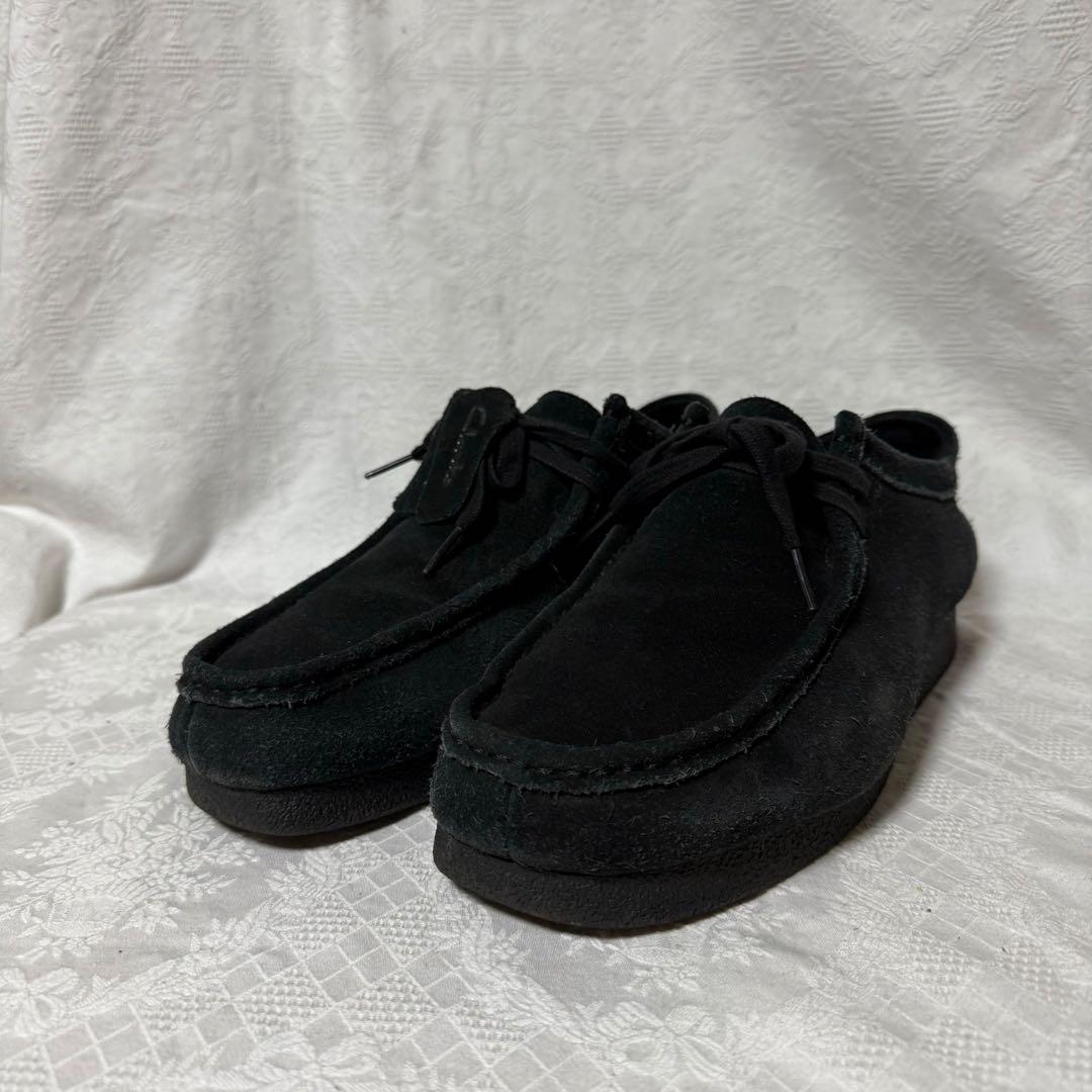 クラークス　ワラビーEVO　黒　27cm