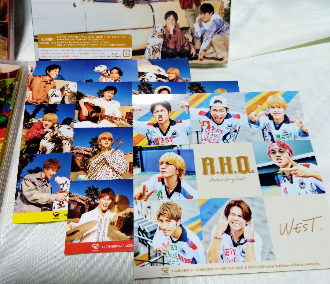 west A.H.O. (初回AB通常盤) (CDBlu-ray) ステッカー付