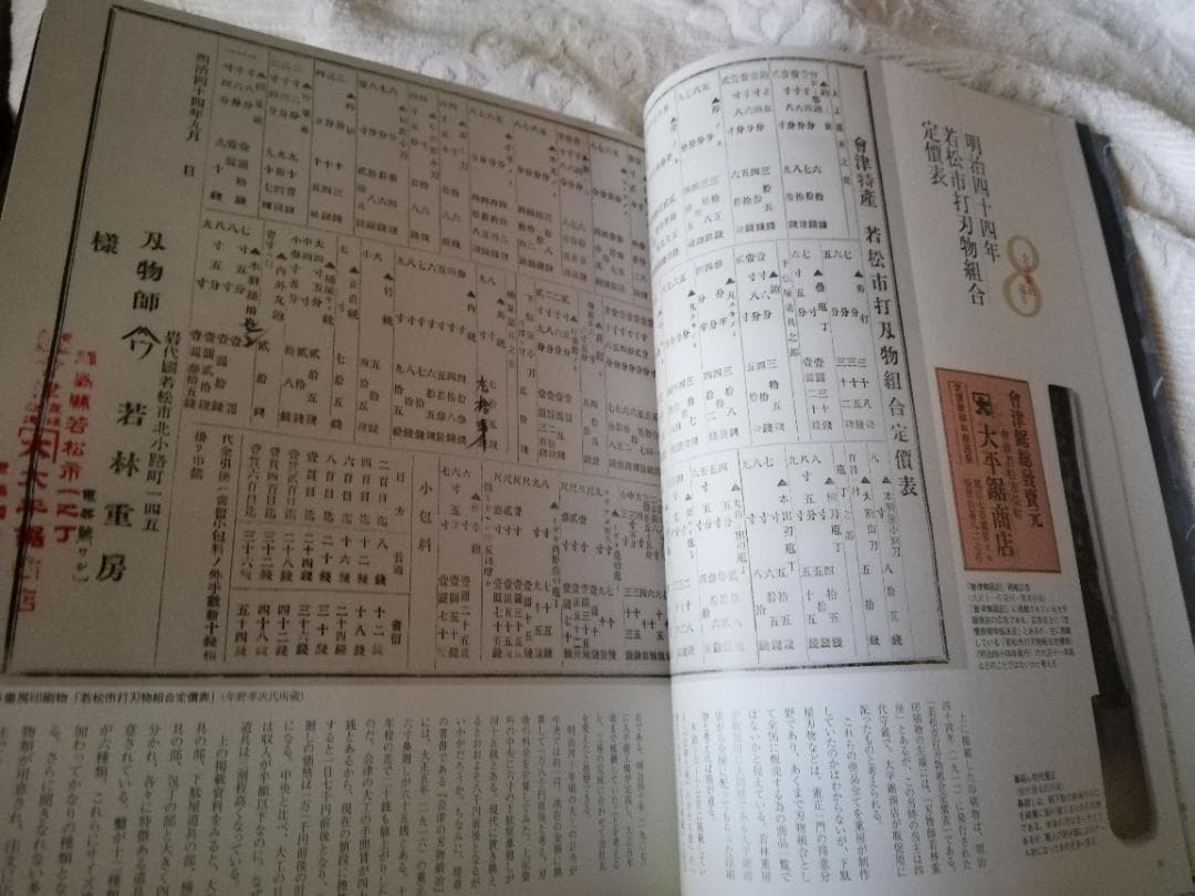 会津手語り　職人に語られし幻の鍛冶「鍛冶屋編」　重房家系図　 鑿等鑑定　絶版本